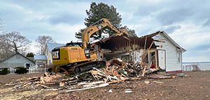 Demolition in Petersburg, VA